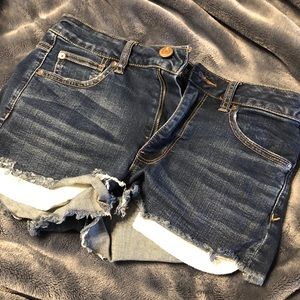 American Eagle Distressed Denim Shorts size 8